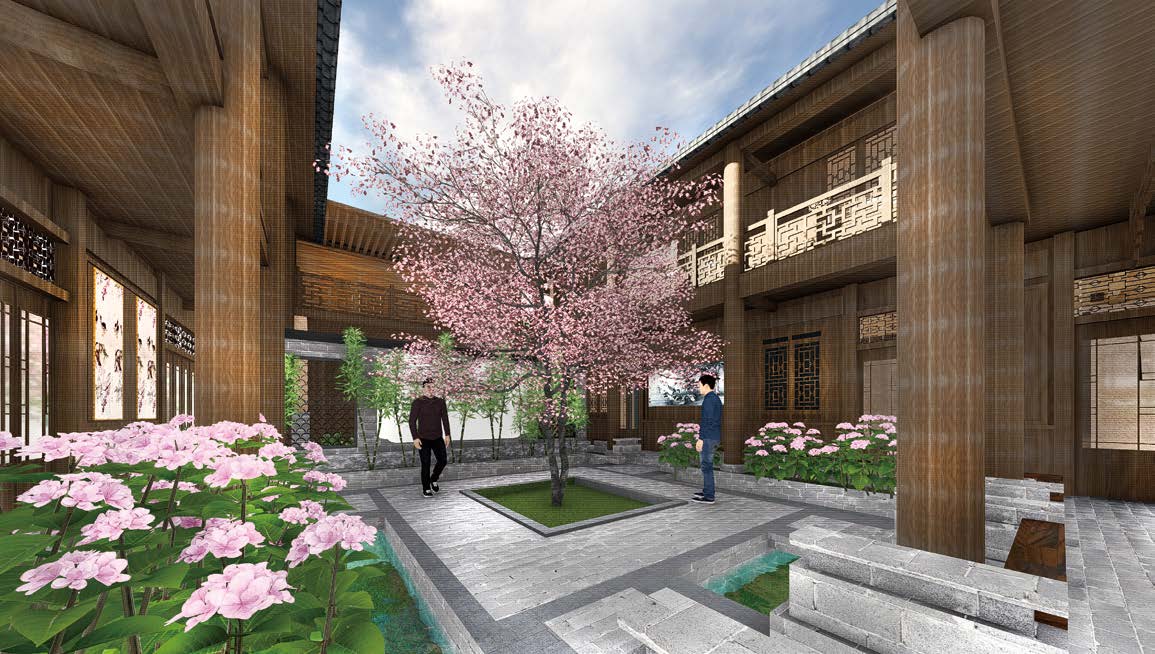 一颗印合院夯土建筑实践
